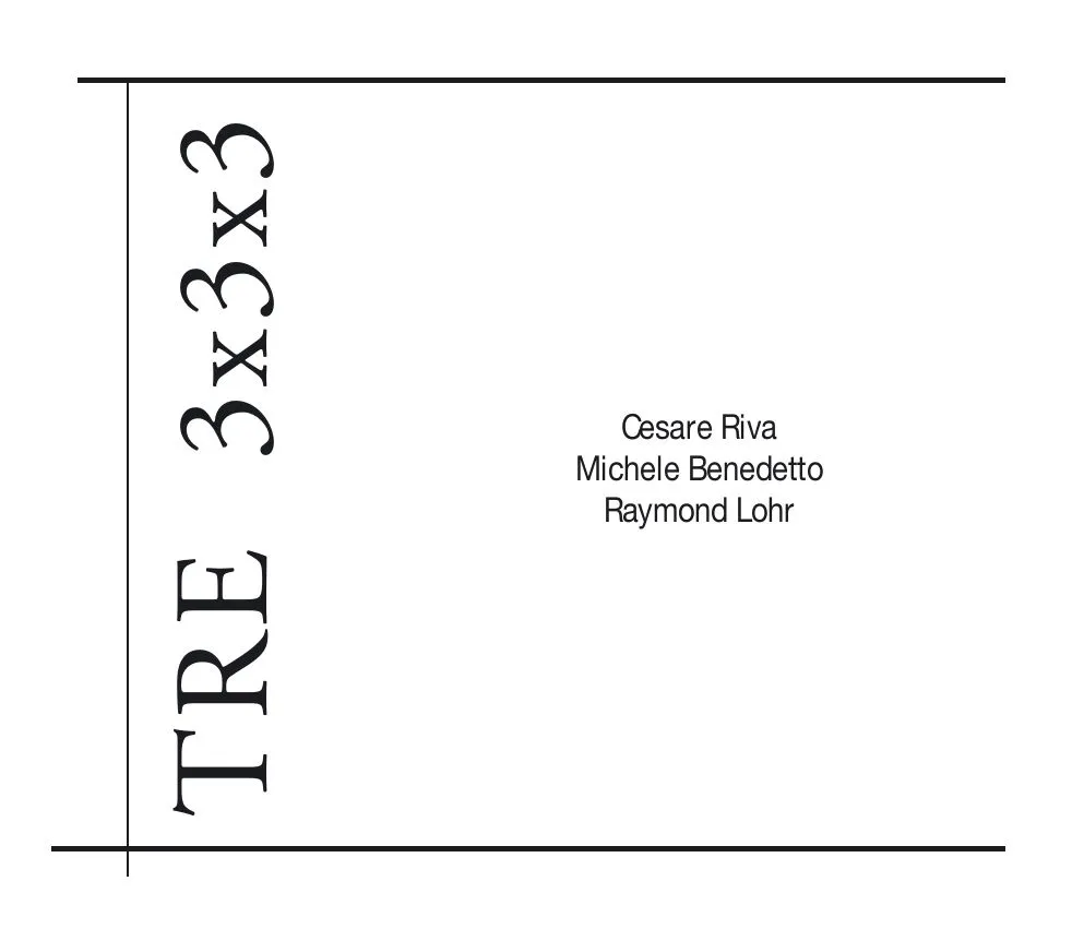 TRE 3x3x3 – catalogue — page 1