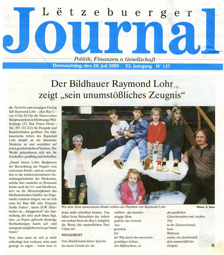 Lëtzebuerger Journal - 20.07.2000